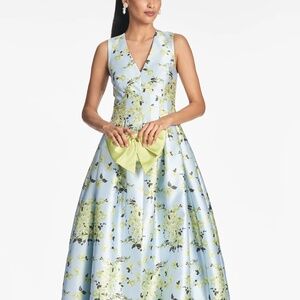 Sachin and Babi Brooke gown size 10 in Citrine floral
